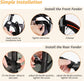Bicycle Mudguard Set - Mountain Bike Mudguard - Adjustable - Suitable for City and Trekking Bikes - Black - Suitable for 20/22/24/26 inch bikes