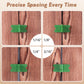 8 pieces - ABS deck spacers - 1/16", 1/8", 3/16", 1/4" - green deck spacers - for pressure-treated composite decks