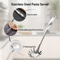 Spaghetti Spoon - Stainless Steel Pasta Spoon - Spaghetti Spoon - Pasta Spoon - User-friendly - Lightweight - Kitchen Utensil - Stainless Steel - Non-stick - Silver