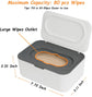 Wet wipes dispenser - 2 Pieces - Wipe box - Wet Toilet Paper Holder - Wet wipes storage box - Wipes Dispenser - Wipe holder for Baby & Adult - Refillable Wipe Container - Keeps Wipes Fresh - White