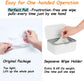 Wet wipes dispenser - 2 Pieces - Wipe box - Wet Toilet Paper Holder - Wet wipes storage box - Wipes Dispenser - Wipe holder for Baby & Adult - Refillable Wipe Container - Keeps Wipes Fresh - White