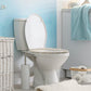 5-Piece Toilet Seat Cover - Toilet Seat Cover - Soft Toilet Seat - Toilet Cover - Toilet Seat Cover - WC Seat Cover - Universal Toilet Seat Cover - toilet seat cover - Reusable - Universal Fit - For Most Toilet Seats - White