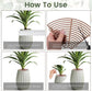 2 pieces - plant pot cover - 30 cm - Flowerpot grid - planter cover set - plantpot grid bottom protectors - with 16 posts - plant covers - for indoor and outdoor gardening - plant protectors - keeps cats and squirrels out of the flowerpot - brown
