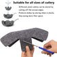 6 pieces - Pot holders - 38 cm - Pot protectors - Felt pot holders - coasters - felt pot protectors - cookware protector - kitchen utensils - for stacking pots, frying pans, ceramic pots, induction, glassware - grey