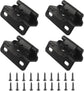 pieces - Hinges - Kitchen cabinet hinges - Cabinet door hinges - Furniture hinges - Flap hinge - Interior door hinges - surface-mounted hinges for kitchen cabinets - semi-concealed cabinet hinges - with screws - for cabinet doors, cabinets - black
