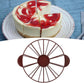 Cake divider - Round cake cutter and cake divider - cheesecake cutter - cake cutter - kitchen tools - Baking supplies - Adjustable - Brown