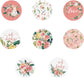 Label - 2 rolls (1000 pieces per roll) - Sealing sticker - Sealing sticker - Sticker - Flower stickers - Envelope sealing sticker - Gift sealing - Coded label stickers - self-adhesive labels - for gifts, wedding, birthday, party, packaging