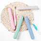 4 pieces - Toothbrush Case - Portable Toothbrush Box - Travel Toothbrush Box - Travel Toothbrush Bag - Toothbrushes Toothbrush Box - for travel, camping, school - blue, green, pink, beige