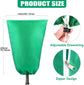 Plant cover - 1 piece - 140*200cm - Frost-resistant plant cover - Winter cover - Potted plant bag - Frost cloth - Plant frost cover - Winter protection bag for plants - Winter plant covers - with zipper and drawstring - for outdoor plants, potted fruit tr