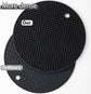 Silicone Pot Holders - Round - Pot Holders - Glass Coasters - Heat-Resistant Pot Holders - For Pots and Pans - Insulation Mats - Durable Non-Slip - Heat-Resistant Mats - Durable Flexible - Black