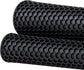 Silicone Pot Holders - Round - Pot Holders - Glass Coasters - Heat-Resistant Pot Holders - For Pots and Pans - Insulation Mats - Durable Non-Slip - Heat-Resistant Mats - Durable Flexible - Black
