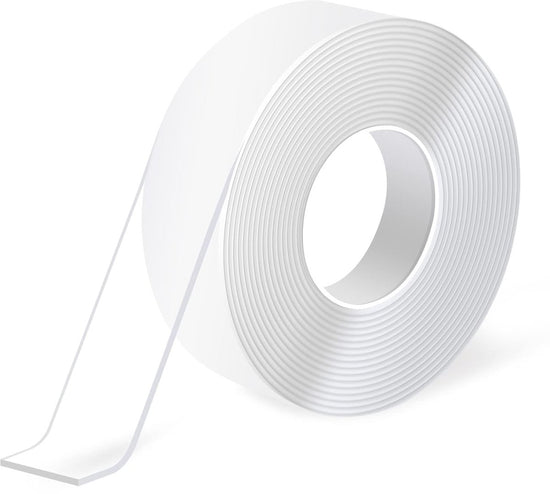 Heavy Duty Double-Sided Tape - 3m x 5mm x 1mm - Nano Tape - Extra Strong Double-Sided Tape - Mounting Tape - Multifunctional Tape - Transparent Reusable Tape - Transparent Tape