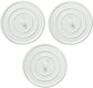 Pieces Silicone Bathtub Drain Stopper - Drain Plug - Universal Bath Stopper - Sink Plug - Bath Plug - Drain Stopper for Bath and Washbasin - Sink Stopper - Drain Plugs - Washbasin Bath Plug - for kitchens, bathrooms, laundries - White