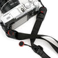 Camera Strap Compact - Wrist Strap for DSLR Camera - Neck Strap Band - Belt - Shoulder Strap - Camera Strap Set - Carrying Strap - Adjustable Length - Suitable for Canon, Nikon, Sony DSLR - Black