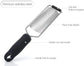 Zester - Lemon grater - Cheese grater - Ginger grater - Garlic grater - Long hand grater - Grater - Wide grater - for citrus fruits, cheese, ginger and dried cheese - 31*6.5 cm - black