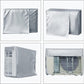 Air Conditioner Cover - Air Conditioner Cover Outdoor Unit - Outdoor Winter Cover - Dustproof - Frost-Resistant - Air Conditioning Covers - Air Conditioner Cover - Durable and Waterproof - Air Conditioner Protective Cover - Universal Air Conditioner Prote