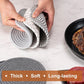 5 pieces - Coasters - 18 cm - Round Coasters - Heat-resistant coaster - Pot coasters - Vase mat - Table accessories - for hot dishes, pots and pans - for kitchen, furniture, countertops and table coasters - grey