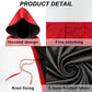 Red Halloween cape - alloween cosplay costume - Unisex reversible cape with hood - robe - Grim Reaper&