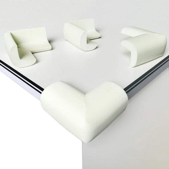 Pieces Corner Protectors for Tables - Furniture Corner Protectors - Soft Foam Corners - Child Safe - Corner Protectors with Straight Corners and Anti-Impact - Self-Adhesive Soft Rubber - For Tables and All Sharp Furniture - Non-Toxic and Safe - Wi