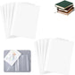 Book Sleeve - 10 pieces transparent A4 notebook cover - book cover - Book Sleeve - A4 book cover - Book Sleeve - Insert folders - paper book protector - transparent notebook cover - transparent notebook cover - Transparent