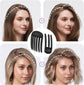 Set of 2 volumizing hair clips - Hair clip - Fluffy Bangs hair curlers - Traceless hair clips - For voluminous hair roots and high crown hairstyles - Black