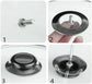 Pot Lid Knob - 8 Pieces - Universal Kitchen Knobs - Lid Knob - 5-12mm Universal - Stainless Steel - Lid Handle - Lid Knob - Pan Lid Holding Handle - Saucepan Lid Knobs - Kitchen Cookware Knob - Anti-Burn Knob