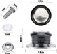 Pot Lid Knob - 8 Pieces - Universal Kitchen Knobs - Lid Knob - 5-12mm Universal - Stainless Steel - Lid Handle - Lid Knob - Pan Lid Holding Handle - Saucepan Lid Knobs - Kitchen Cookware Knob - Anti-Burn Knob