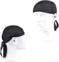 4 pieces - Cycling Cap - Frost Cap - Cycling Headscarf - Skullcap - Sweat-Wicking Beanie - Beanie - Headband - Quick-Drying Pirate Hat - Outdoor Beanie - Hip Hop Hat - Motorcycle Headscarf - Sweat-Wicking Skull Caps - Bandana for Men & Women - Black
