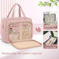 Pink Hanging Travel Toiletry Bag Large Makeup Bag