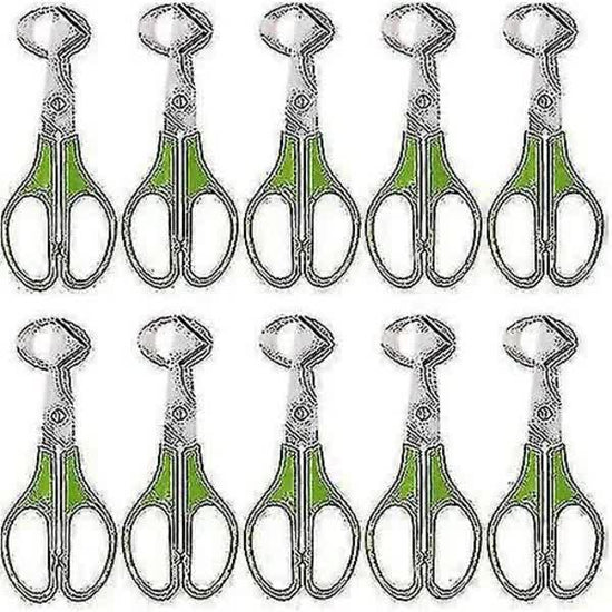 Stainless Steel Quail Egg Peeler Cutter Opener Tool, 10 pcs