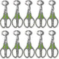 Stainless Steel Quail Egg Peeler Cutter Opener Tool, 10 pcs