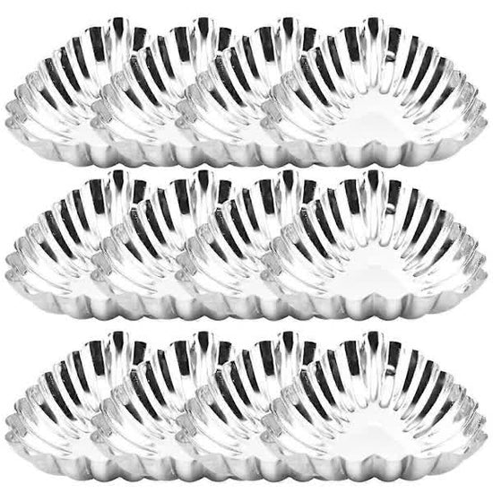 Stainless Steel Egg Molds 20 Pcs, Decorative Baking Molds, Muffin Molds, Kitchen Baking Tools