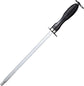 Sharpening steel - Knife sharpener - Sharpening steel for knives - Sharpening stone sharpening machine - 26cm - high carbon steel - silver