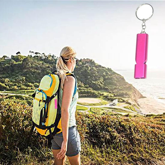 Emergency Whistle - 5 Pieces - Metal Whistle - Alarm Whistle - 120dB - Outdoor Equipment - Dog Whistle - Survival Whistle - Kids Rescue Signaling