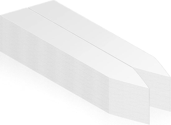 200 Pieces - Plant Labels - 2x10 CM - Plant Labels - Vegetable Labels - Vegetable Labels - White - Plant Stake Tags - Nursery Stake Tags for Potted Plants - Plastic