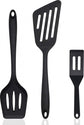 Spatulas - 3 pieces - Spatula Silicone - BPA free - Non-stick coating Silicone Cooking Utensil Set, Slotted spatula, heat resistant spatula, fish spatula, spatula kitchen utensils, for coated pots - Non-stick