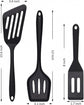Spatulas - 3 pieces - Spatula Silicone - BPA free - Non-stick coating Silicone Cooking Utensil Set, Slotted spatula, heat resistant spatula, fish spatula, spatula kitchen utensils, for coated pots - Non-stick