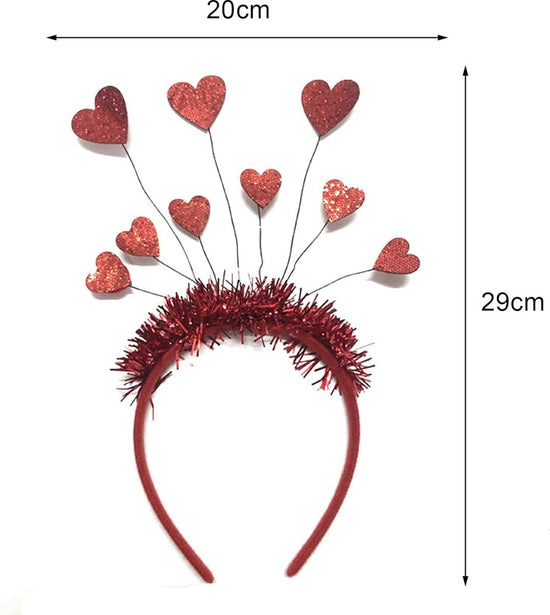 2 pieces - Love headband - festival - surprise - Valentine&