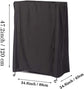 Parrot Cage Cover - Birdcage Cover and Dustproof Covers - Good Night Cover for Parrots - 210D Oxford Cloth - 88*63*120cm - Universal - Blackout - Waterproof - Black