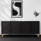 Furniture legs - 4 pieces - 15 cm - Table legs - Furniture leg - Sofa leg - Furniture legs - Cabinet legs - Furniture leg fittings - Gold - Metal - For cabinet, sofa and table