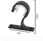6 pieces - Curtain rod holder - curtain rod bracket - curtain rod mountings - black - 8.5cm - aluminum alloy - for ceiling and wall mounting