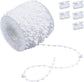 Roman Blind Chain - 20M - with 5 mating connectors - Roller Blind Chain - Curtain Parts - White - Plastic - for 89 mm slats - For repairing roller blinds Shades