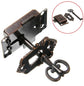 4 Pieces - Furniture Lock - Iron - 53*27 mm - Red Bronze - With Key and Screws - Furniture Locks - Safety Cabinet Lock - Drawer Lock - Lock with Key - For Furniture, Cabinet and Drawer