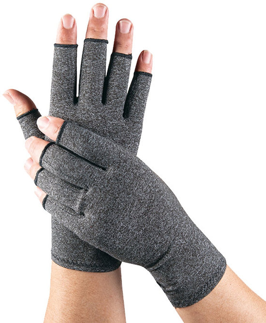 Pair - Fingerless Gloves - 22*17cm - Gray - Unisex - Cotton, Polyester, Spandex - Suitable for cycling, driving, mountaineering, fitness, fishing, sun protection, etc.
