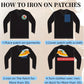 Iron-on patches for clothing - Embroidered emblems for jackets and jeans - 20 pieces