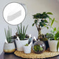 200 Plant Labels - 5x1 CM - Plant Labels - Plant Sticks - Plant Labeling - Herb Labeling - Stick Labels Vegetable Garden Signs - Slotted Labels Plant Label - Plant Signs - Plastic - White - For Garden Potted Herbs Flowers Vegetables