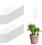 200 Plant Labels - 5x1 CM - Plant Labels - Plant Sticks - Plant Labeling - Herb Labeling - Stick Labels Vegetable Garden Signs - Slotted Labels Plant Label - Plant Signs - Plastic - White - For Garden Potted Herbs Flowers Vegetables