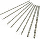 8 pieces twist drills HSS long wood twist drill set - diameters 4 mm 42 mm 45 mm 5 mm 52 mm 6 mm 8 mm 10 mm