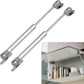 2 pieces - Gas Spring - Softclose Door Fitting - 120N - Zinc Alloy - Silver - Telescopic Cabinet Door Gas Spring - Hydraulic Support - Door Lift Damper for Cabinet Door or Flap