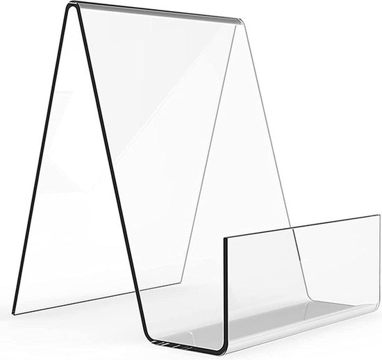 Bookend - Transparent - Bookends - Book Holder - Book Stand - Acrylic - 75*90*105mm